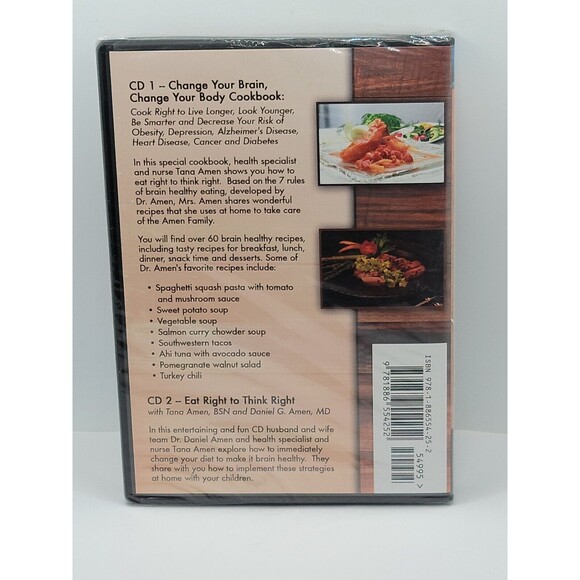 Change Your Brain, Change Your Body Cookbook [2 CD Set] NIP - Picture 2 of 3